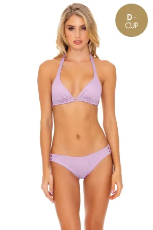 ORILLAS DEL MAR - Triangle Halter Top & Full Bottom • Unicorn