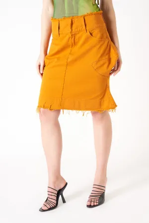 PAULA CANOVAS DEL VAS | SPIKY DENIM SKIRT
