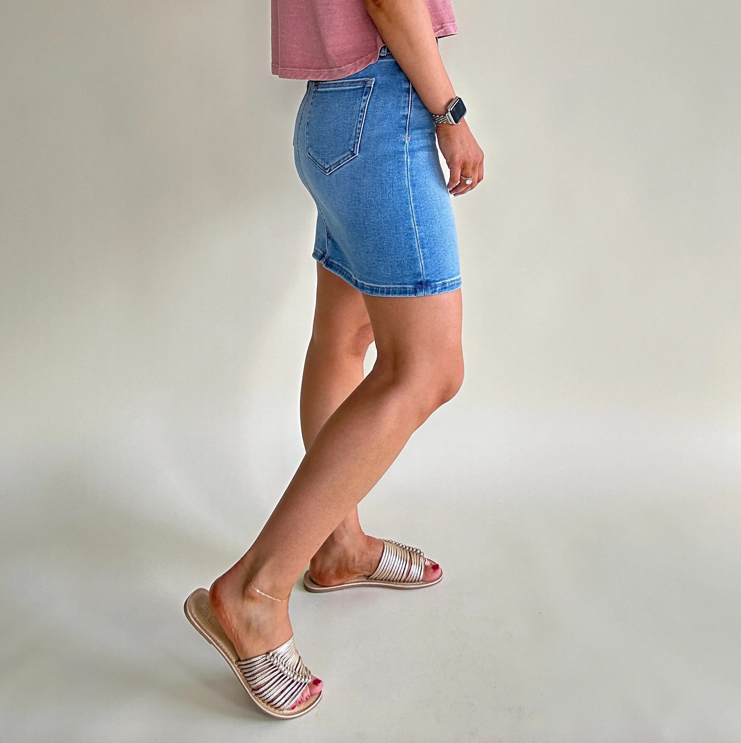 Peyton Denim Mini Skirt