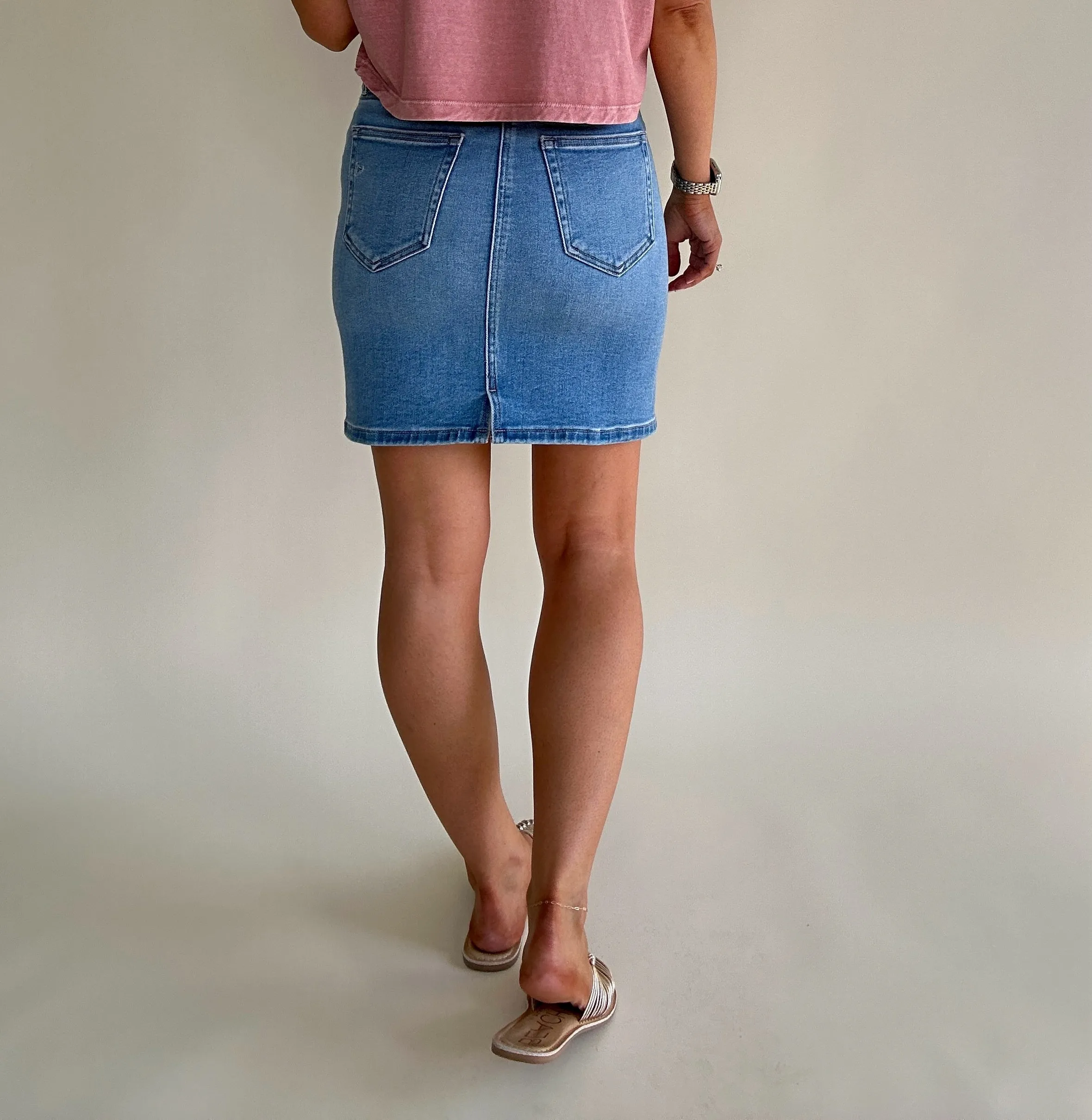 Peyton Denim Mini Skirt