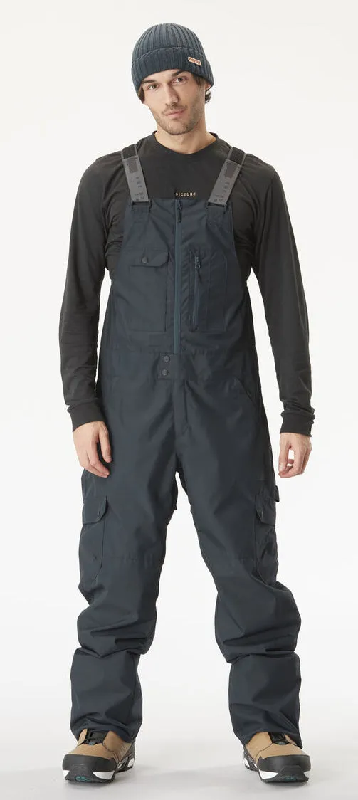 Picture Organic Testy Bib Pants Mens Dark Blue