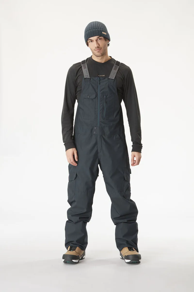 Picture Organic Testy Bib Pants Mens Dark Blue