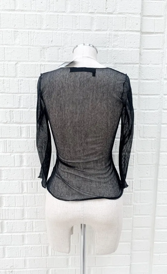 Porto Diva Sheer Mesh Tee