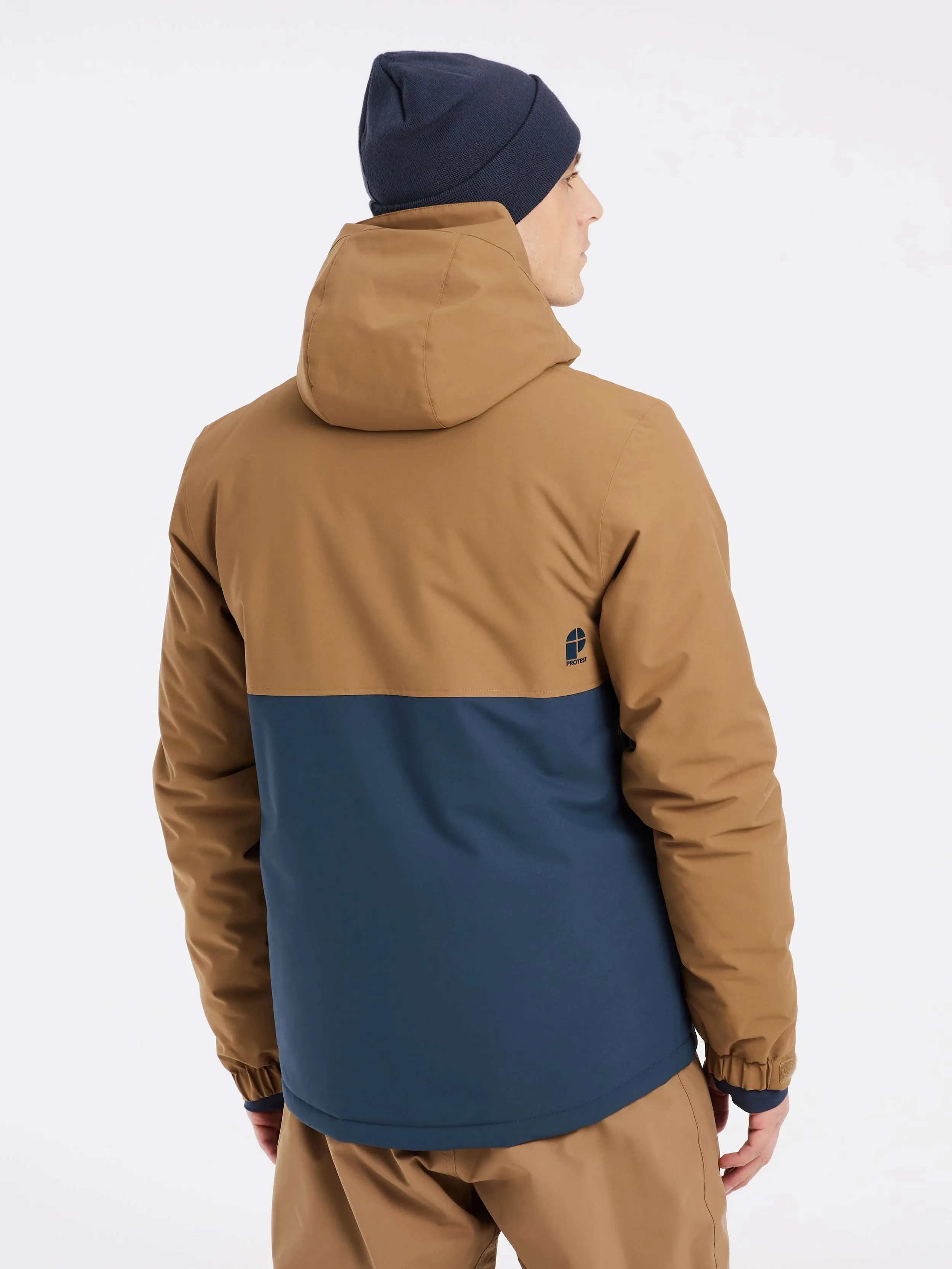Protest Aldego Jacket Mens Sandy Brown