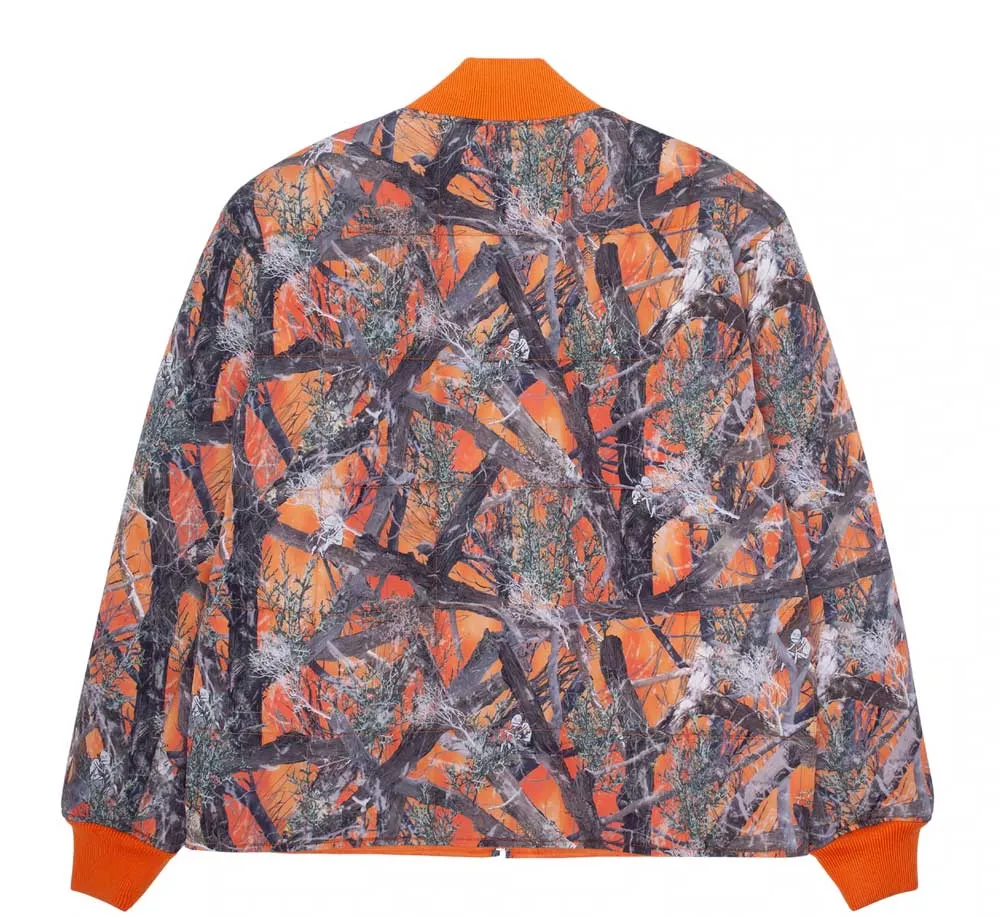 QUILTED CAMO PUFFER