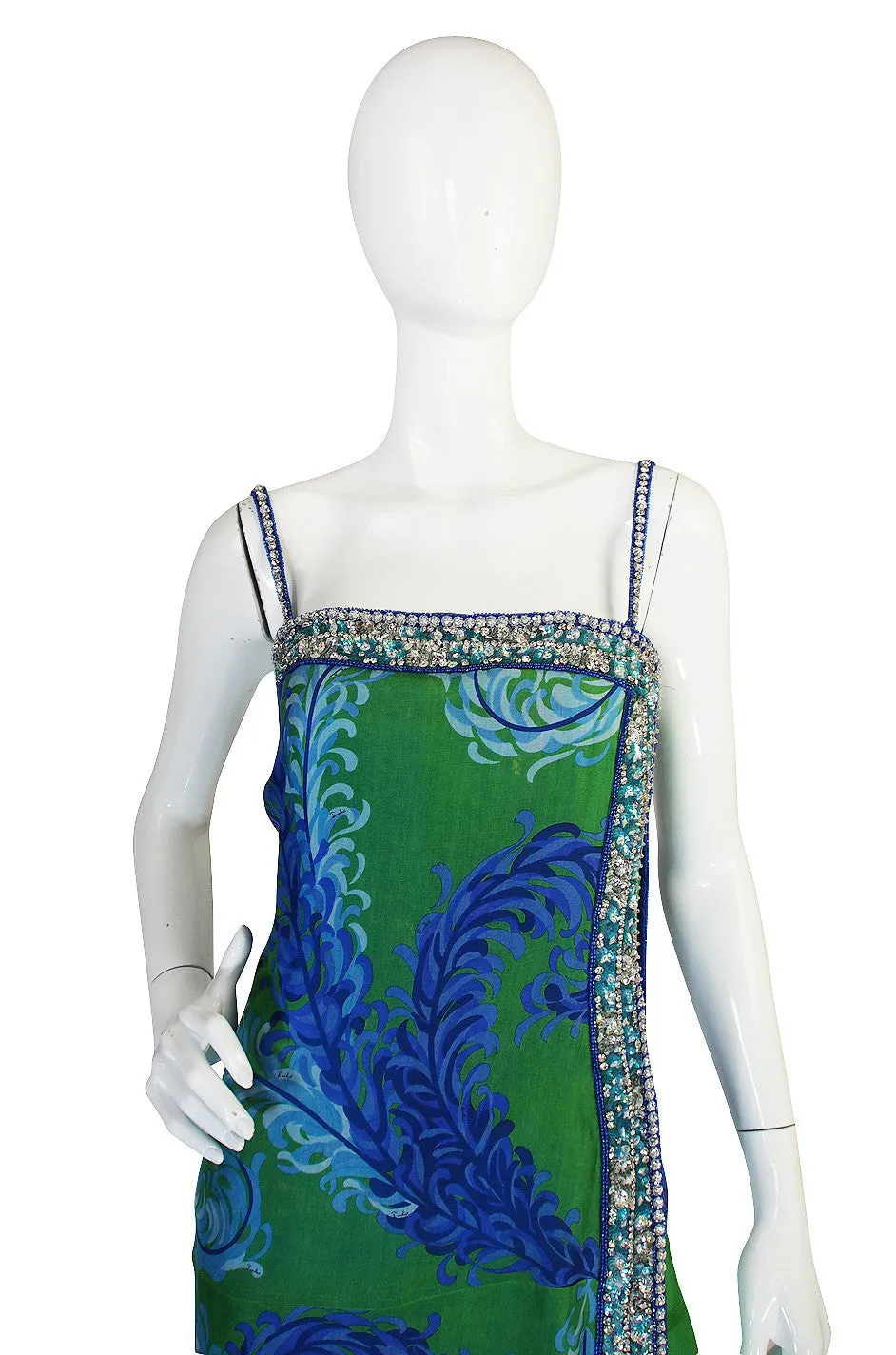 Rare 1960s Emilio Pucci Couture Beaded Jumpsuit