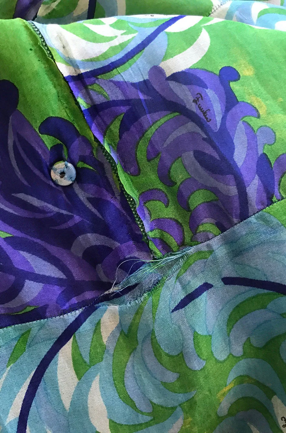 Rare 1960s Emilio Pucci Couture Beaded Jumpsuit