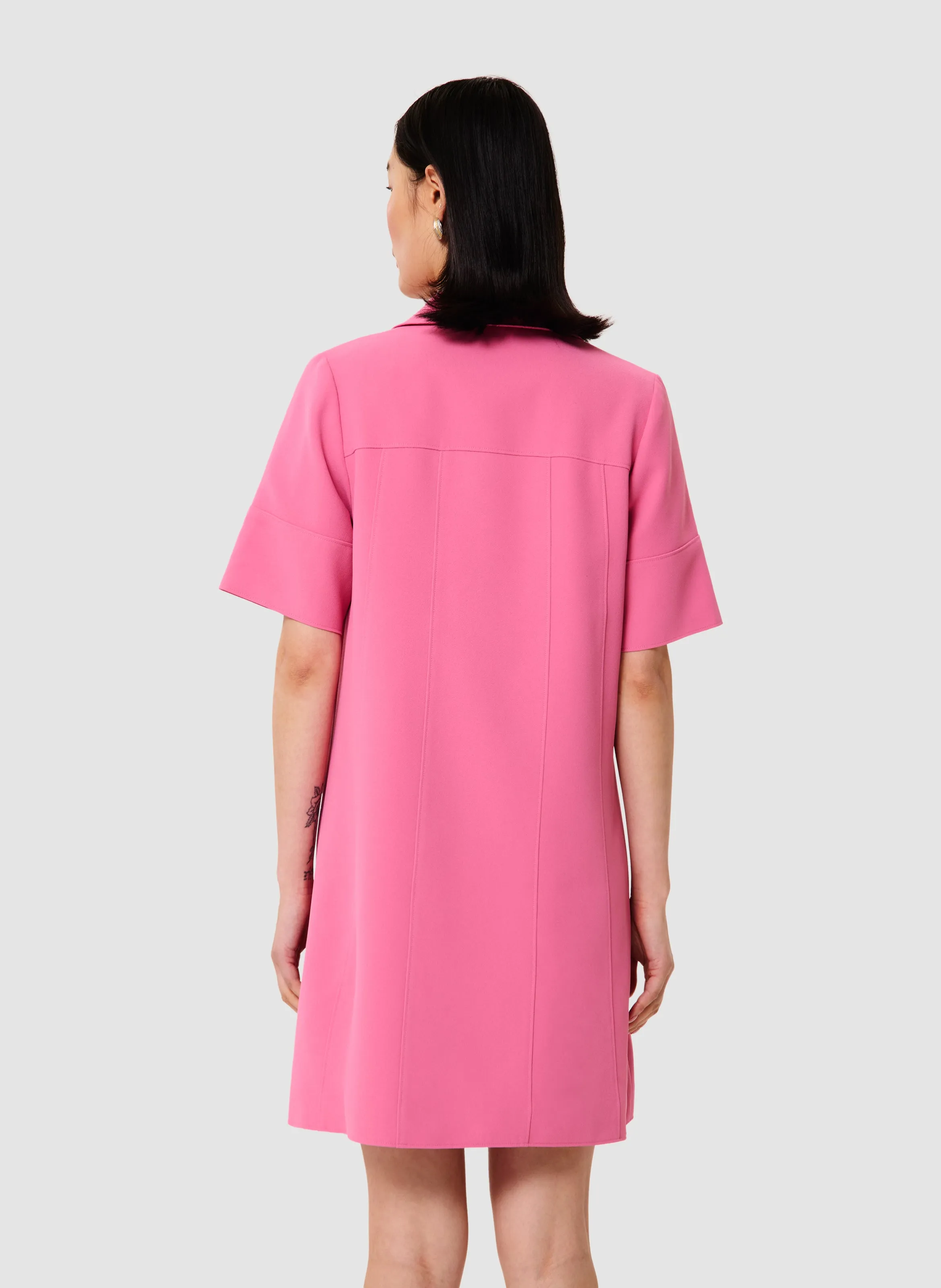 Robby Crepe Dress in Rose