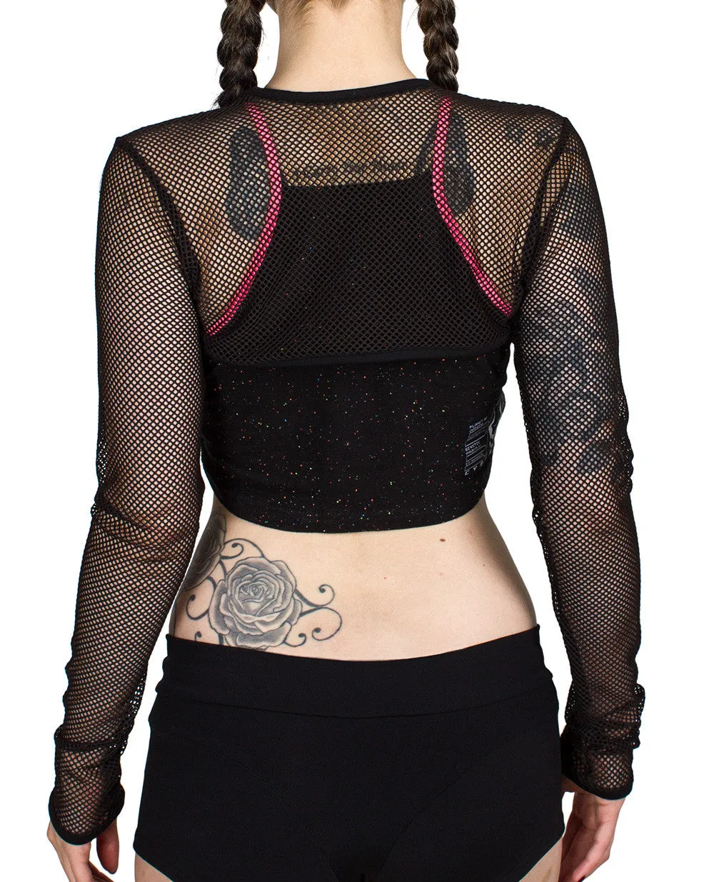 ROCKER MESH SHRUG