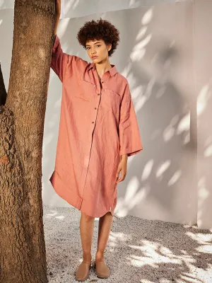 Rose Blossom Shirt Dress