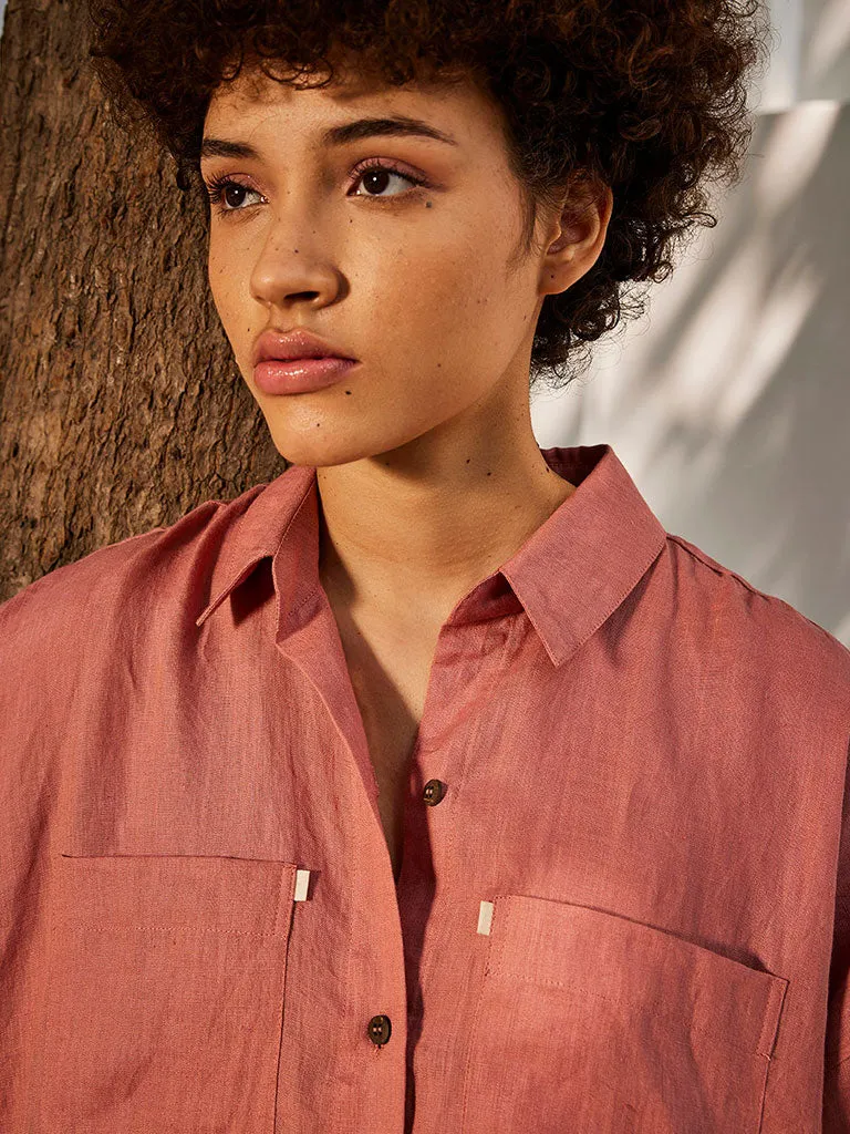 Rose Blossom Shirt Dress