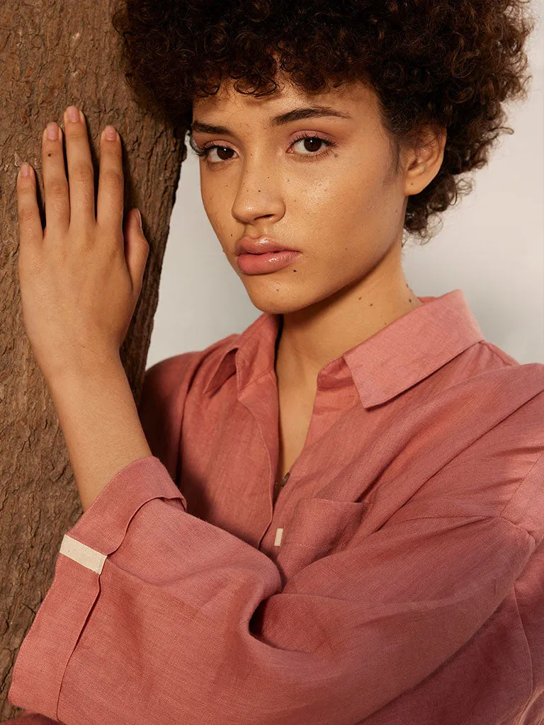 Rose Blossom Shirt Dress