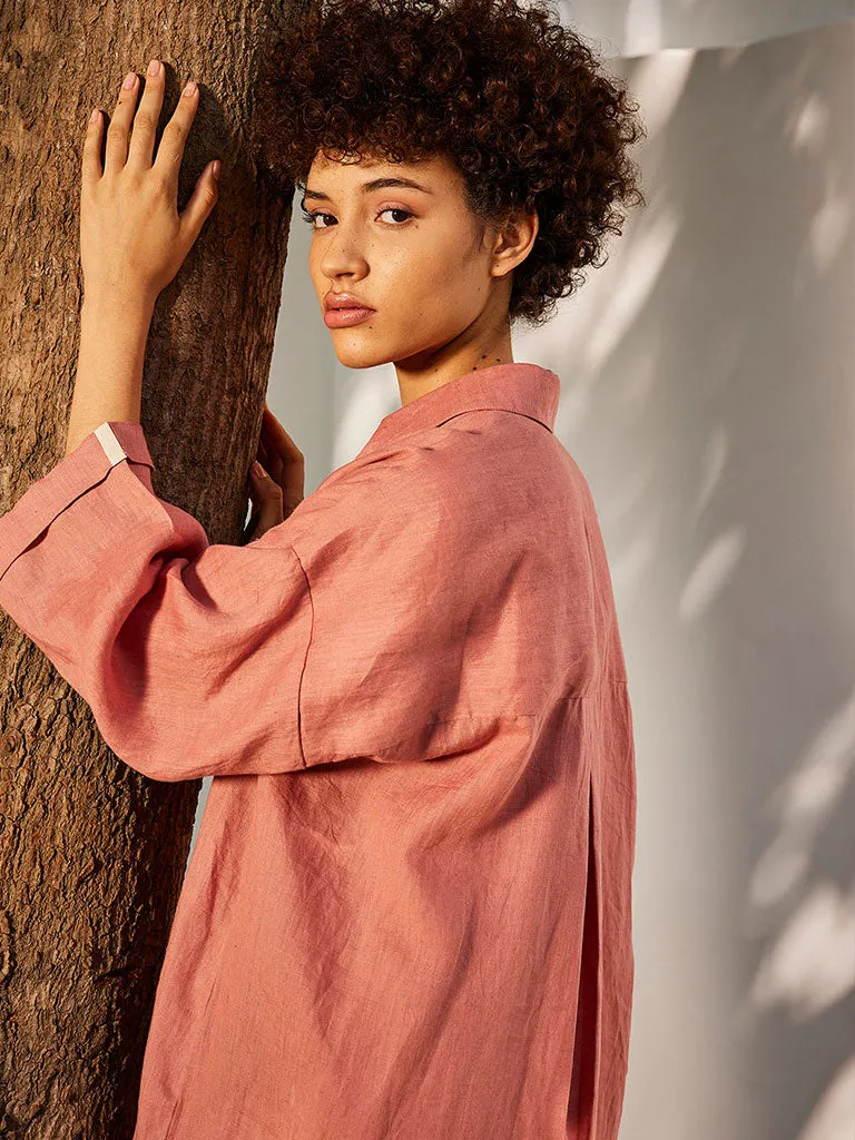 Rose Blossom Shirt Dress