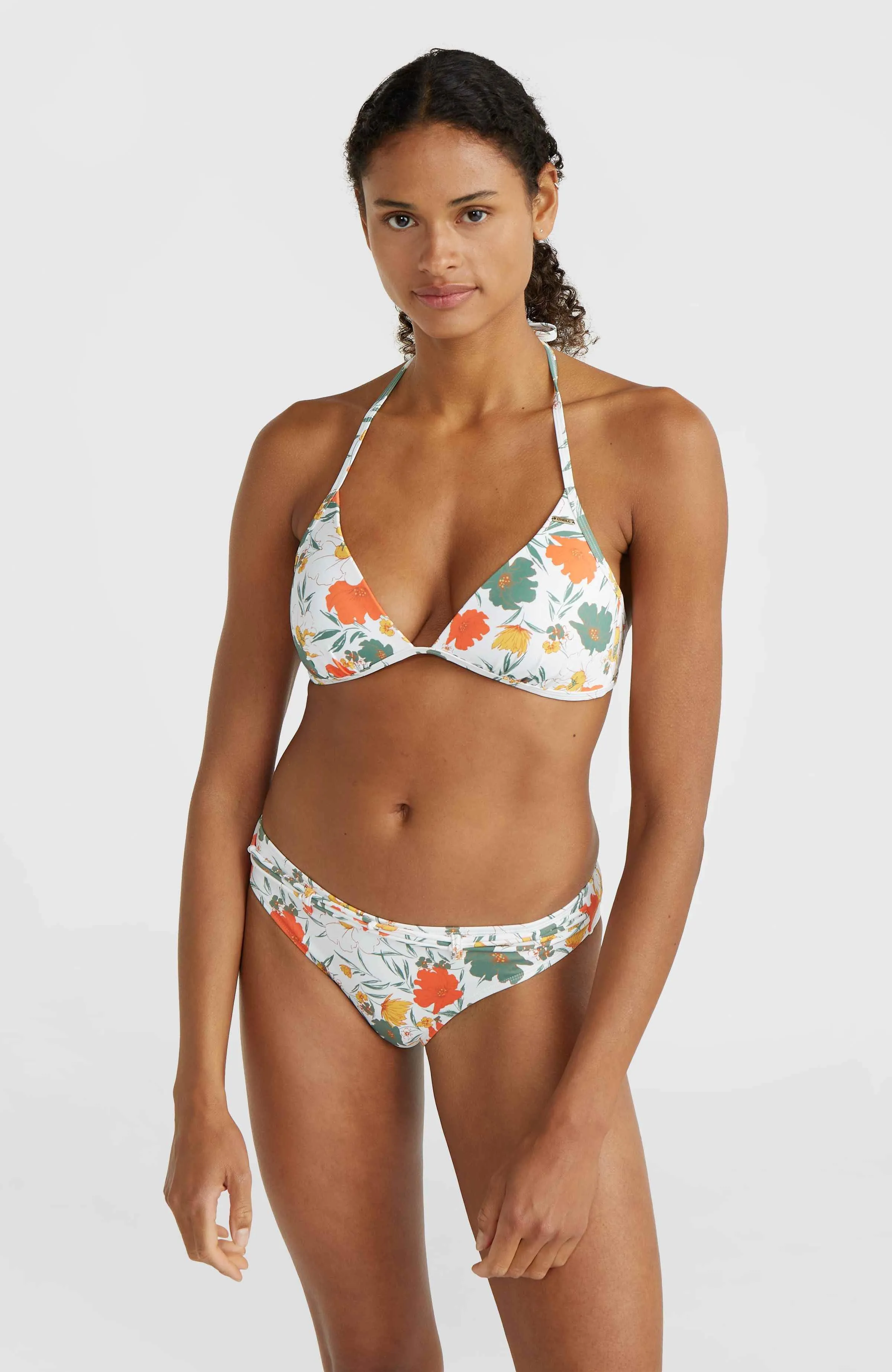 Sao Bikini-Oberteil | White Bluemchen