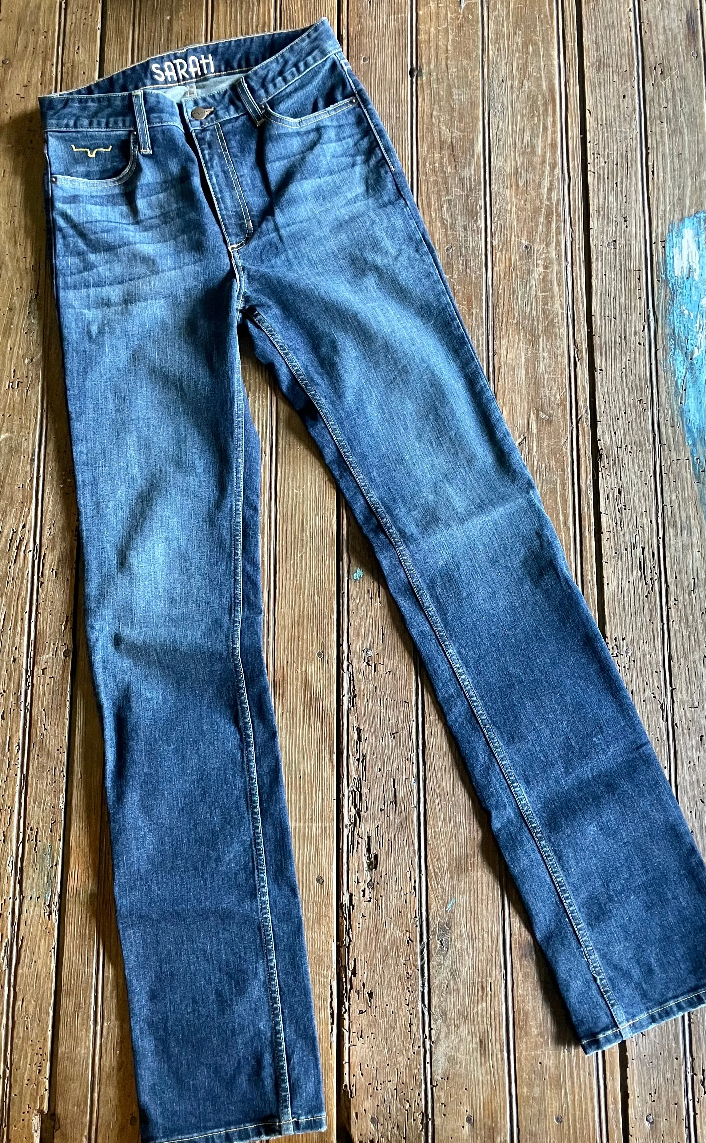 Sarah High Rise Slim Boot Cut Jeans
