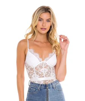 Scalloped Lace Bodysuit
