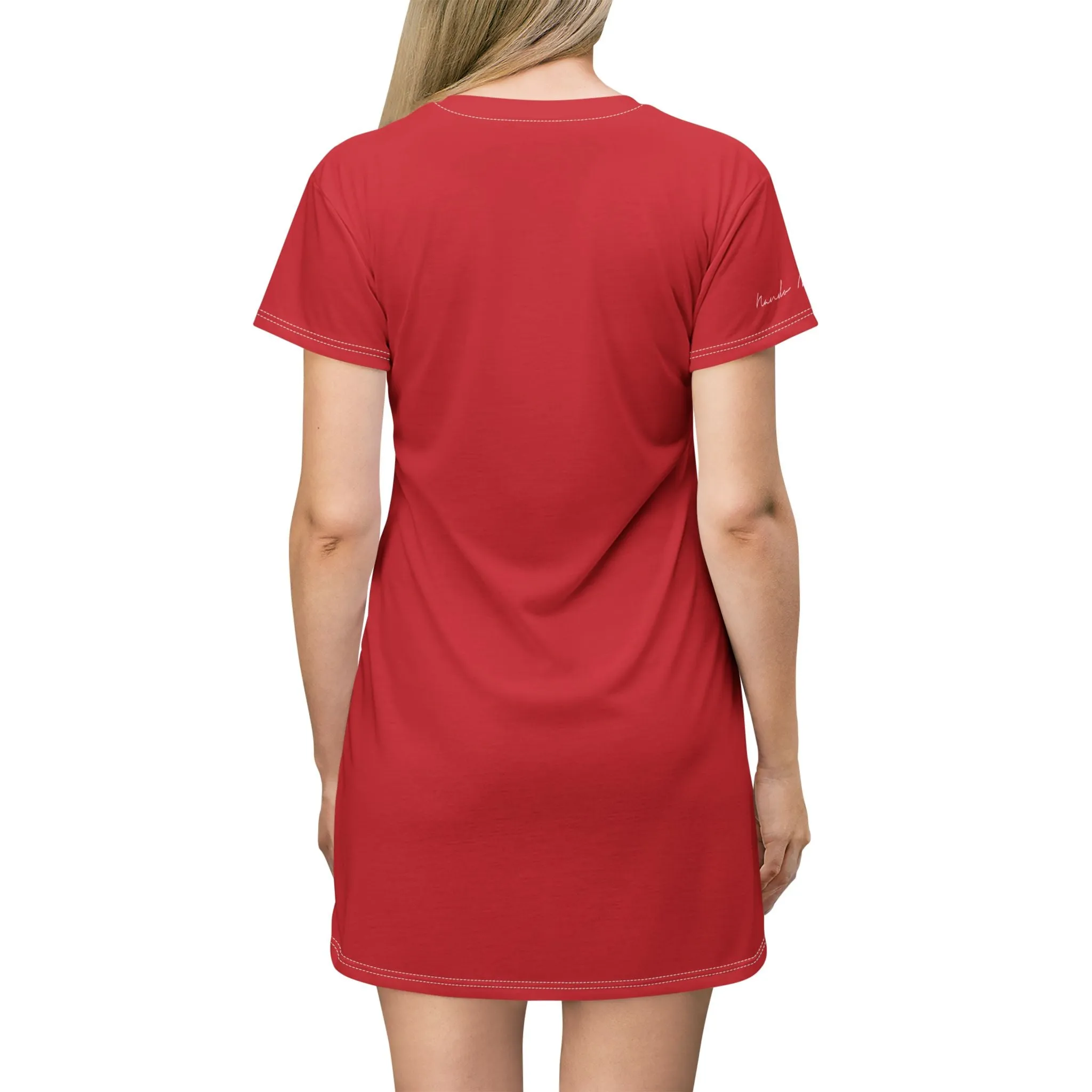 Shirtdress, Dark Red 911