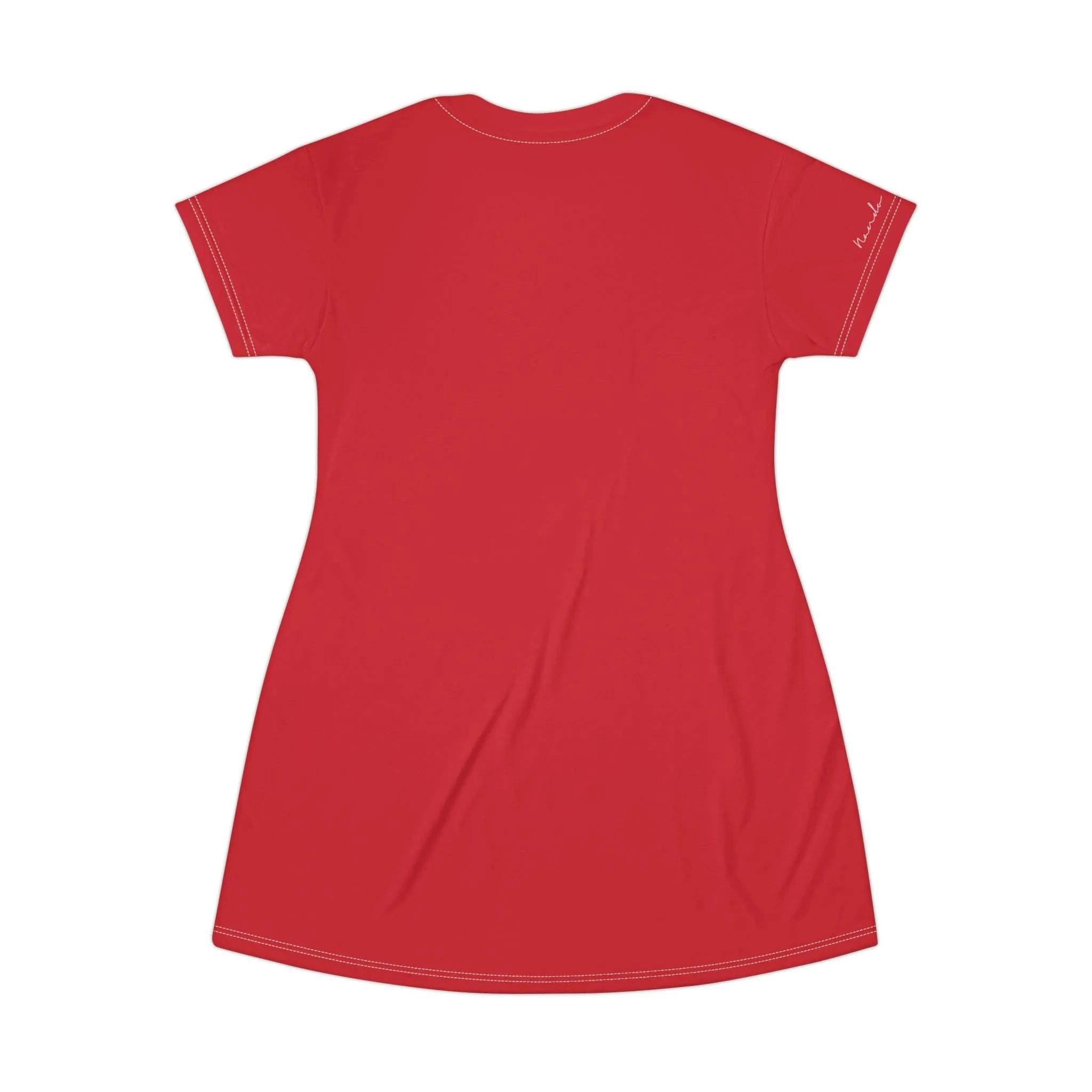 Shirtdress, Dark Red 911