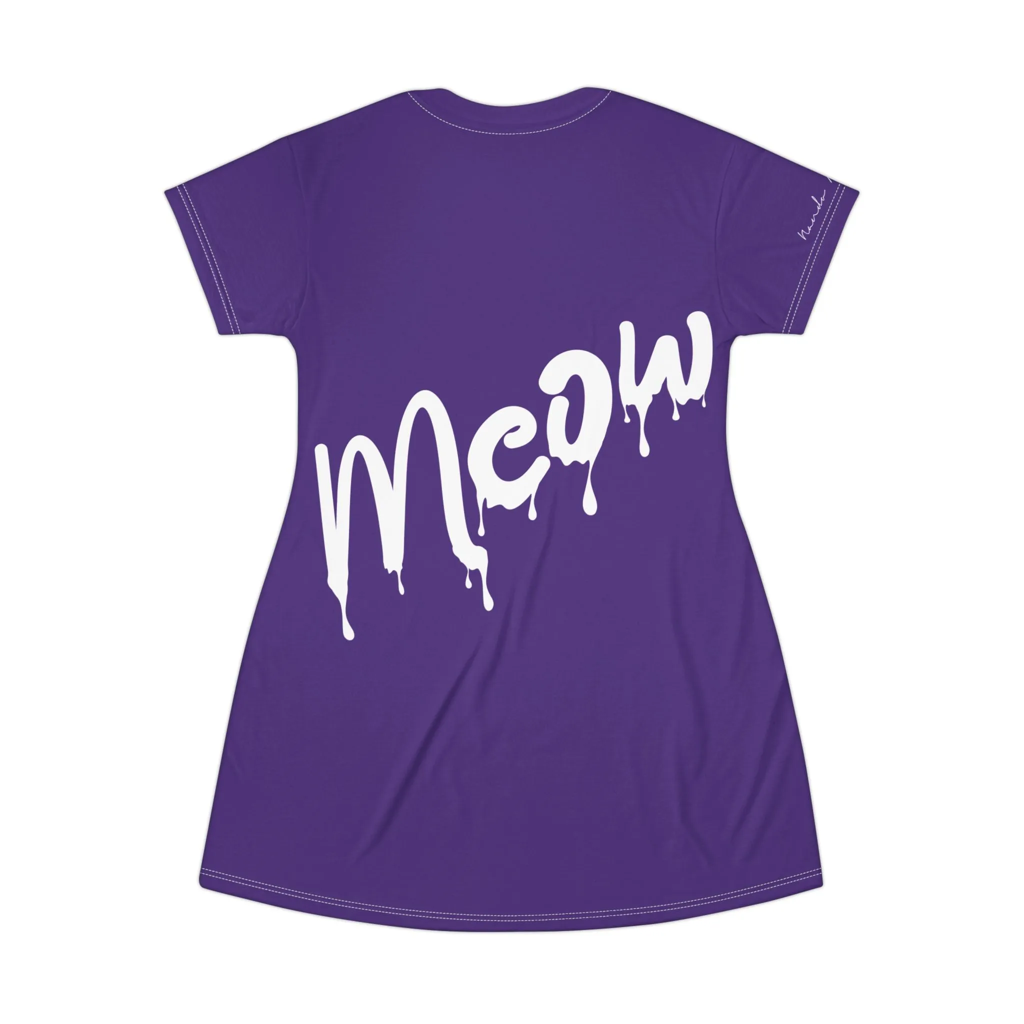Shirtdress, Purple Mad Cat