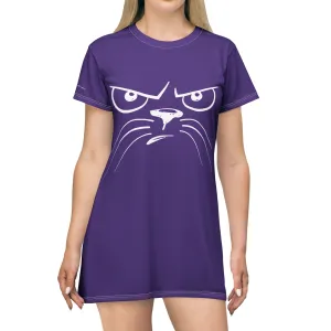 Shirtdress, Purple Mad Cat