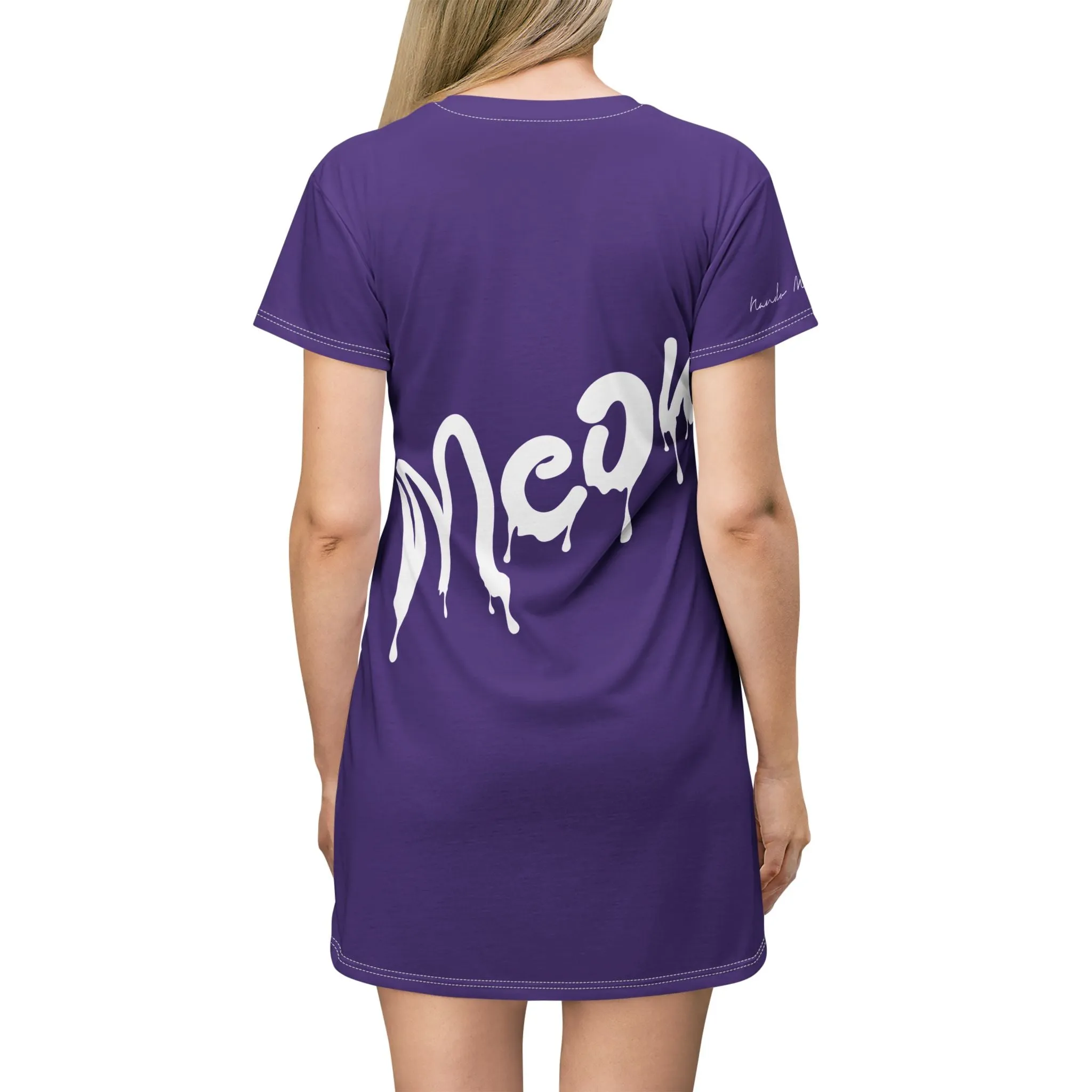 Shirtdress, Purple Mad Cat