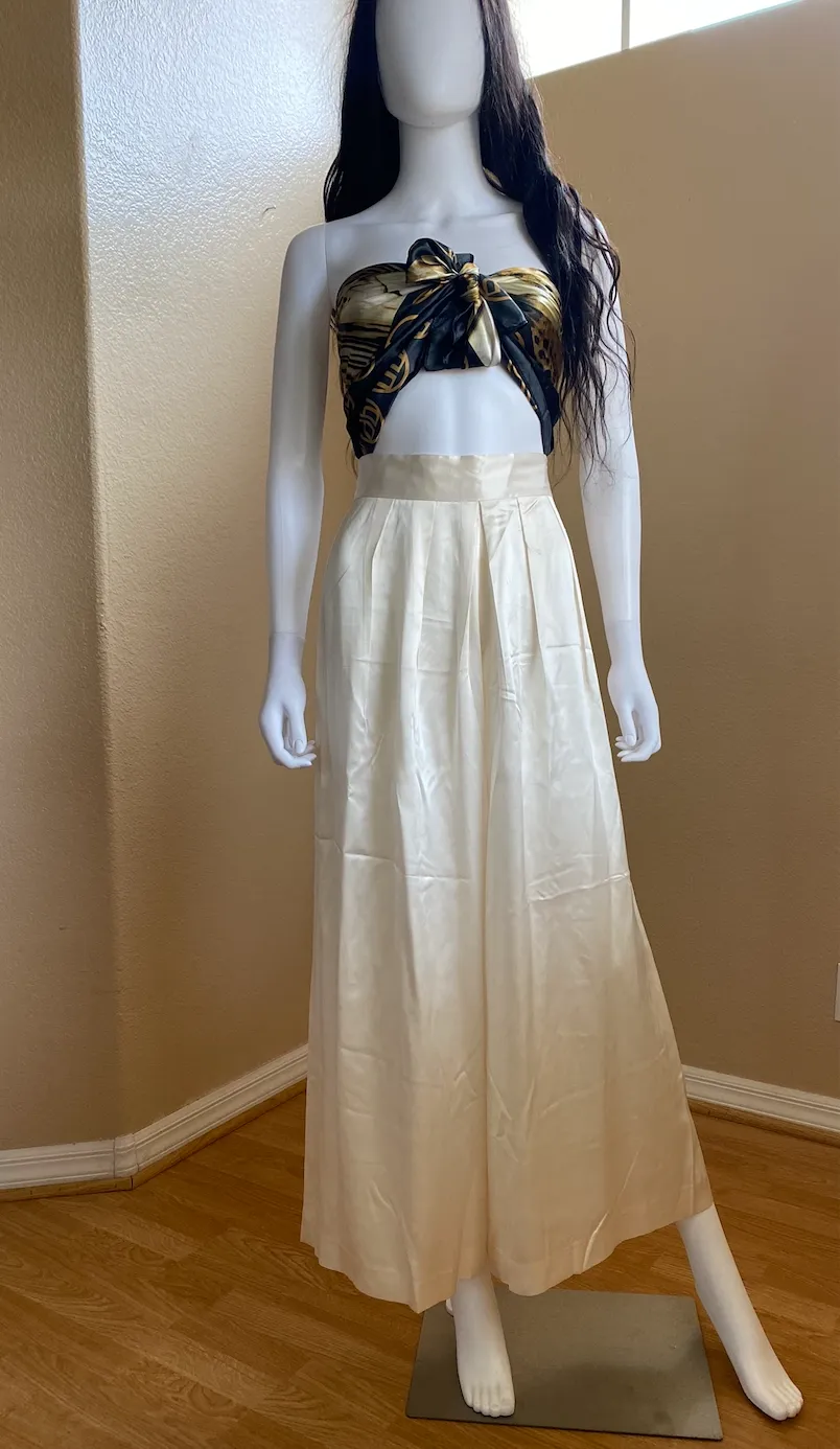 Silk Palazzo Pants