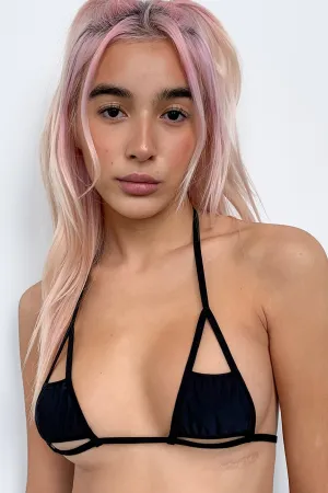 Sinner Cut Out Bikini Top