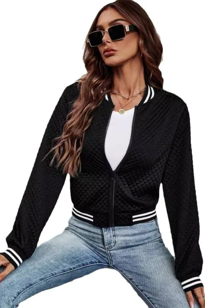 Sportswear Zipper Baseball Jacket