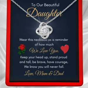 Stand Tall Necklace - From Mum & Dad - DT45