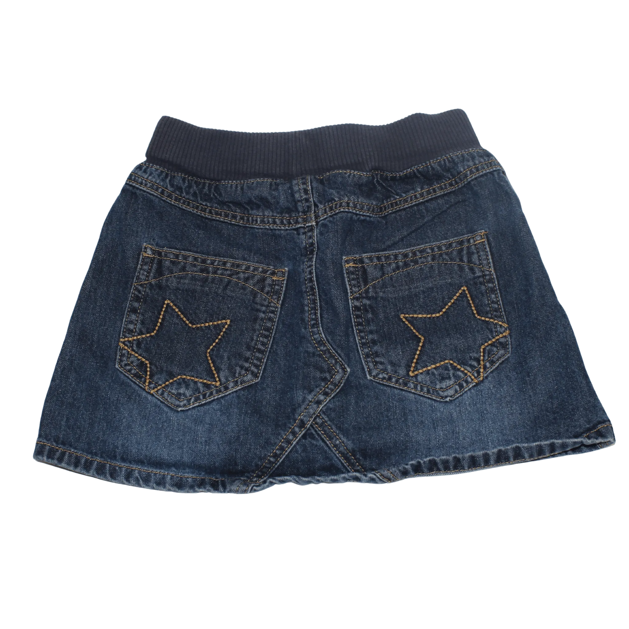 Star Bum Denim Skirt