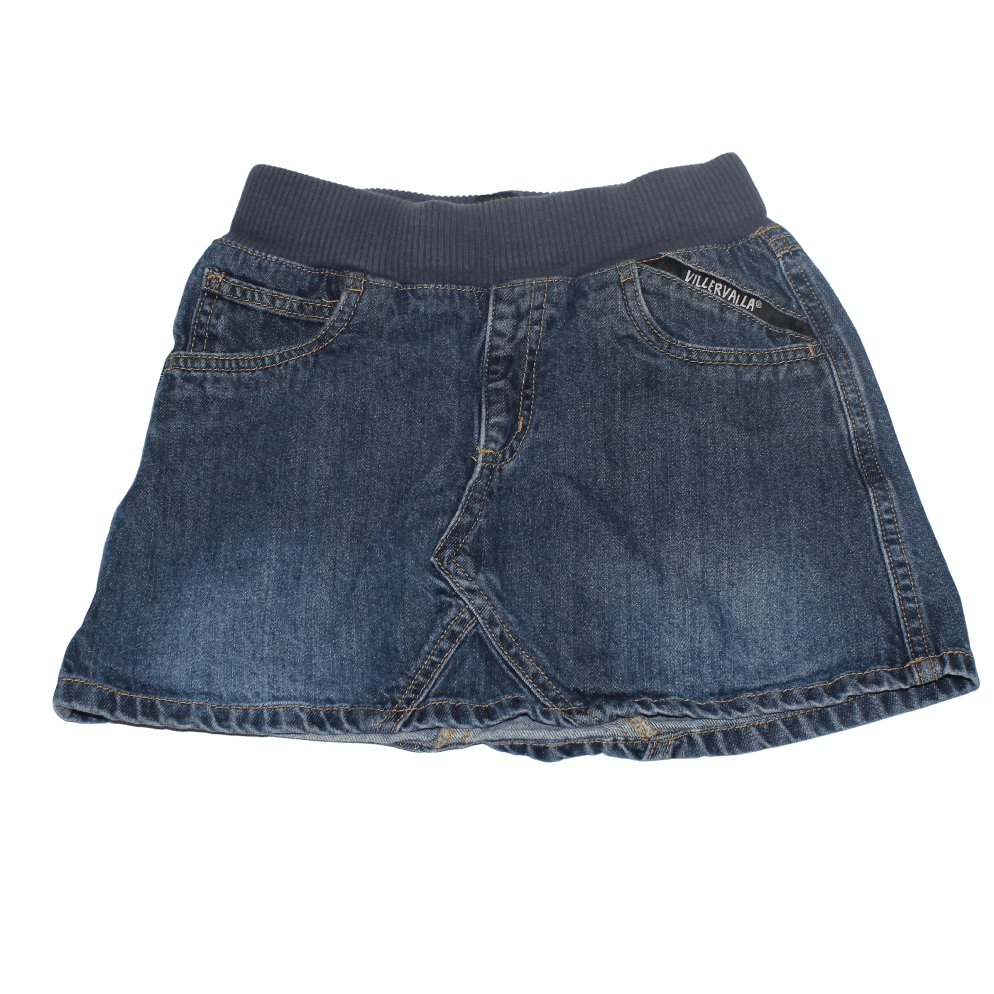 Star Bum Denim Skirt