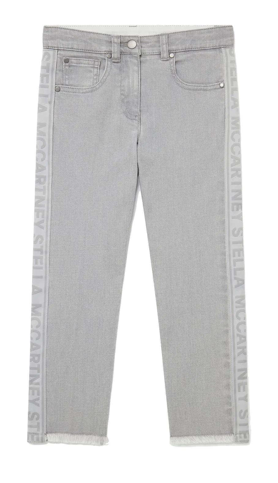 Stella McCartney Kids Branded Panel Denim Jeans