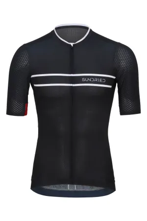 Sundried Pro Men's Black Short Sleeve Cycle Jersey