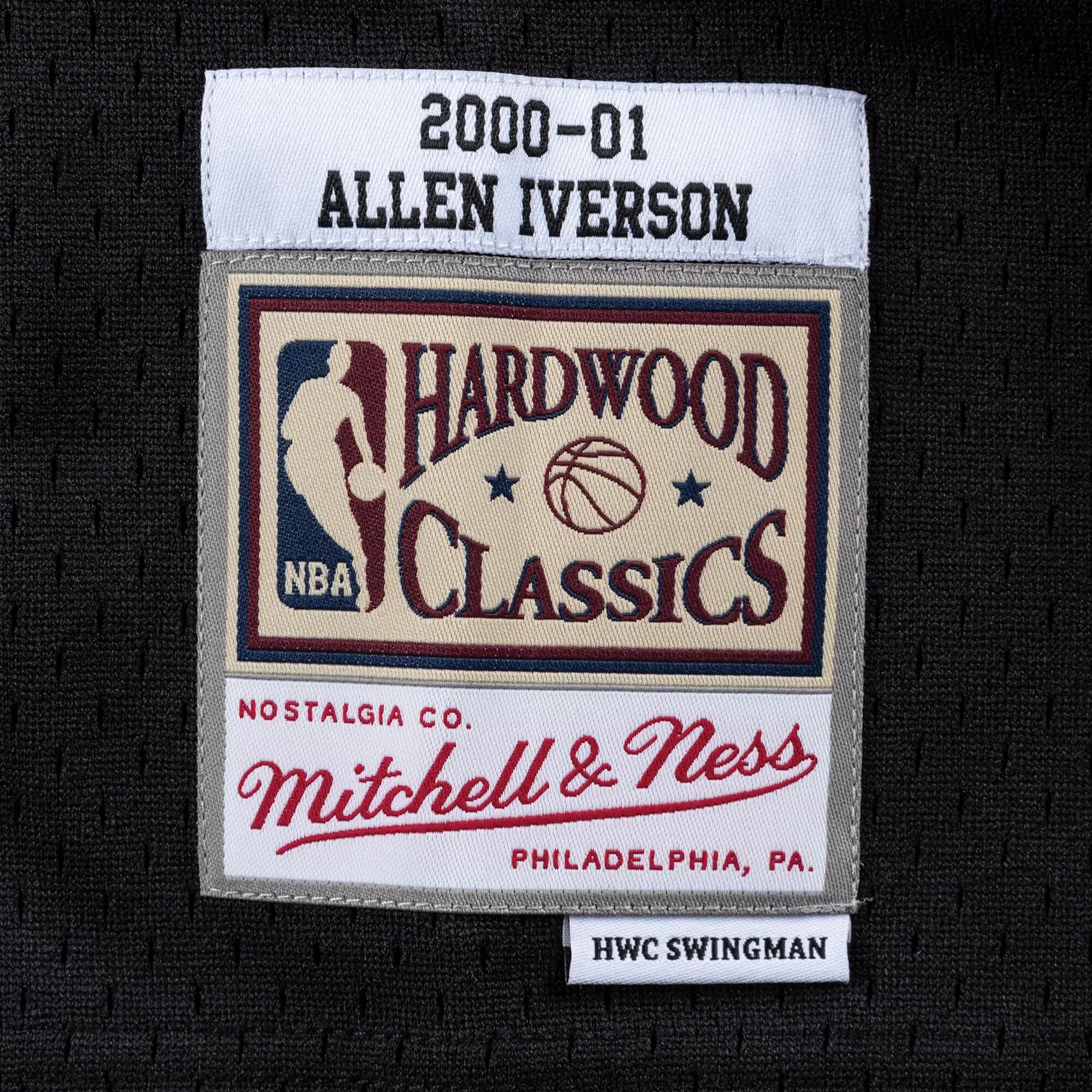 Swingman Allen Iverson Philadelphia 76Ers Road NBA 2000-01 Jersey