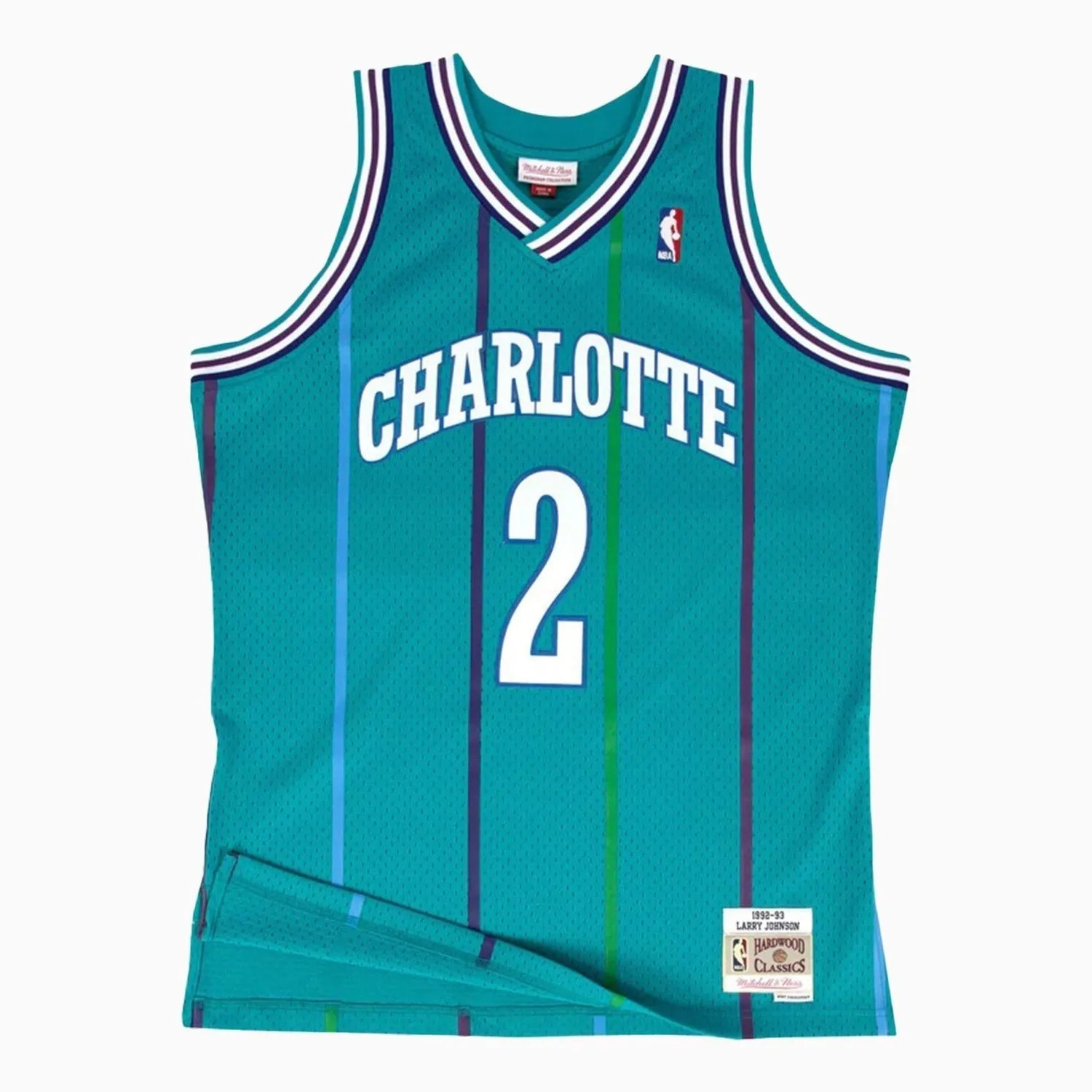 Swingman Larry Johnson Charlotte Hornets Road NBA 1992-93 Jersey Youth