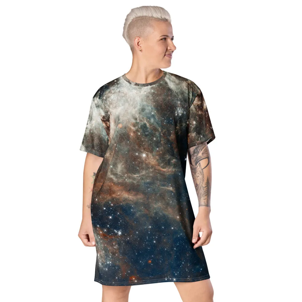 Tarantula Nebula T-Shirt Dress