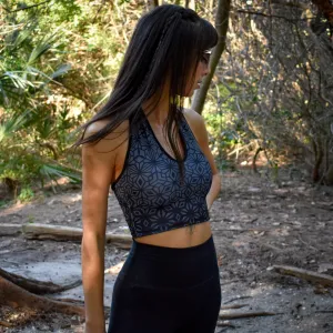 Tessellating Fractals Smoke style Crop Top