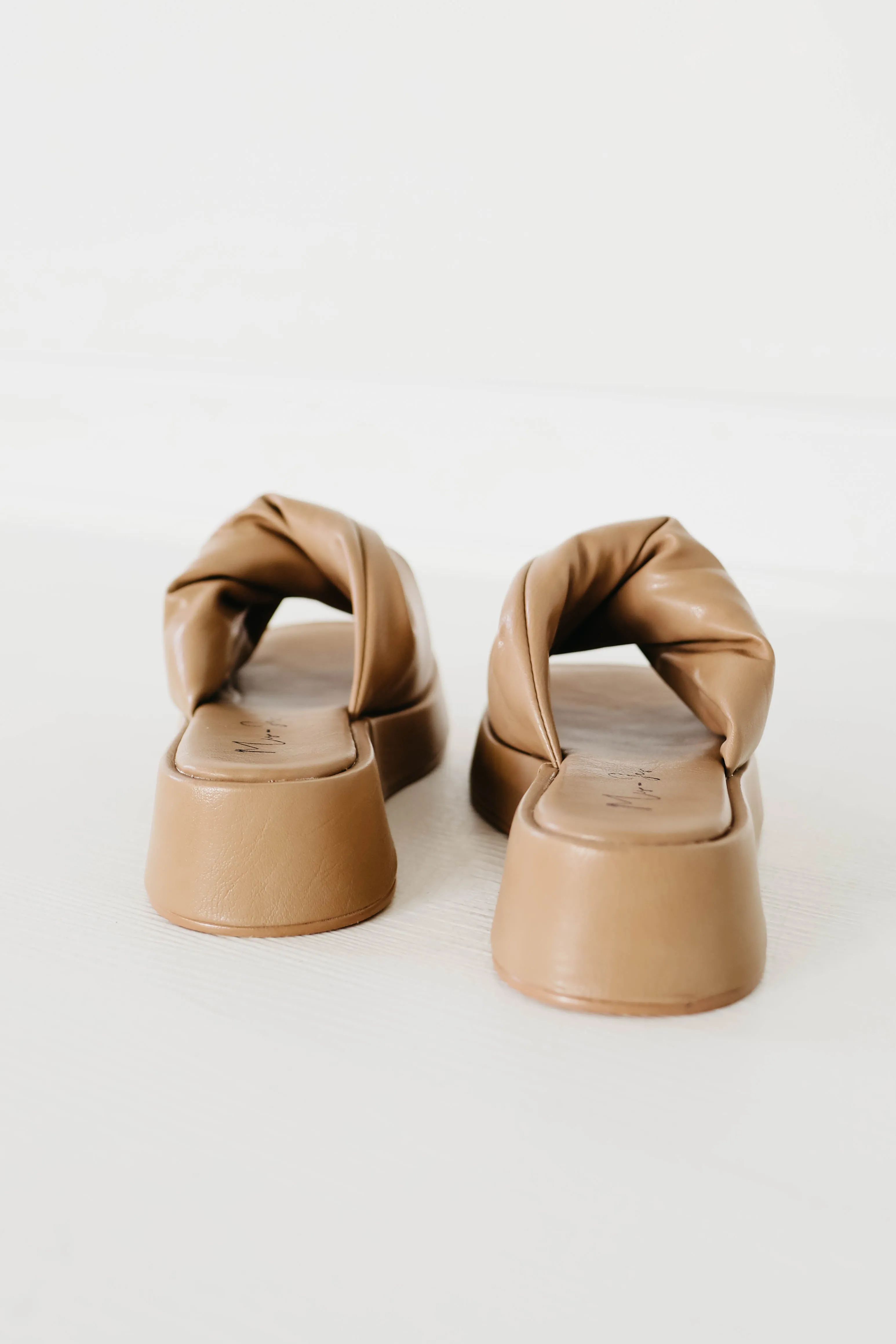 The Amelia Chunky Slide - Taupe