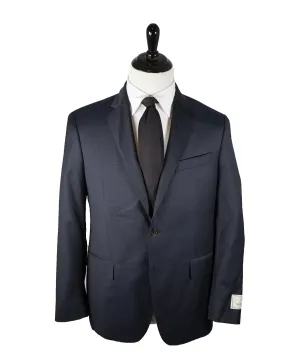 TODD SNYDER - “Mayfair Fit” Check Suit In Blue & Gray - 40R