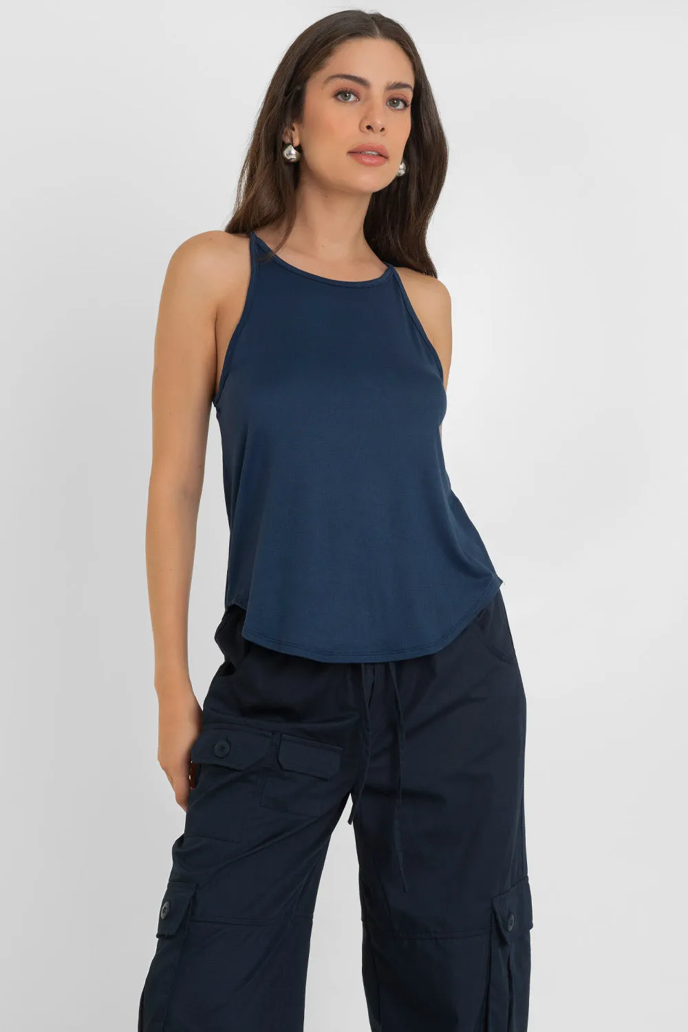 Top halter con tirantes