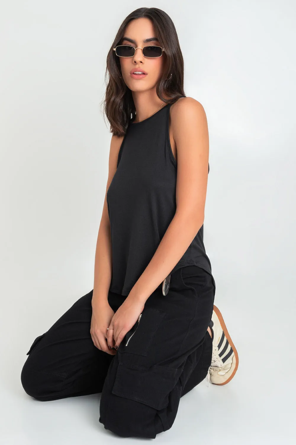 Top halter con tirantes