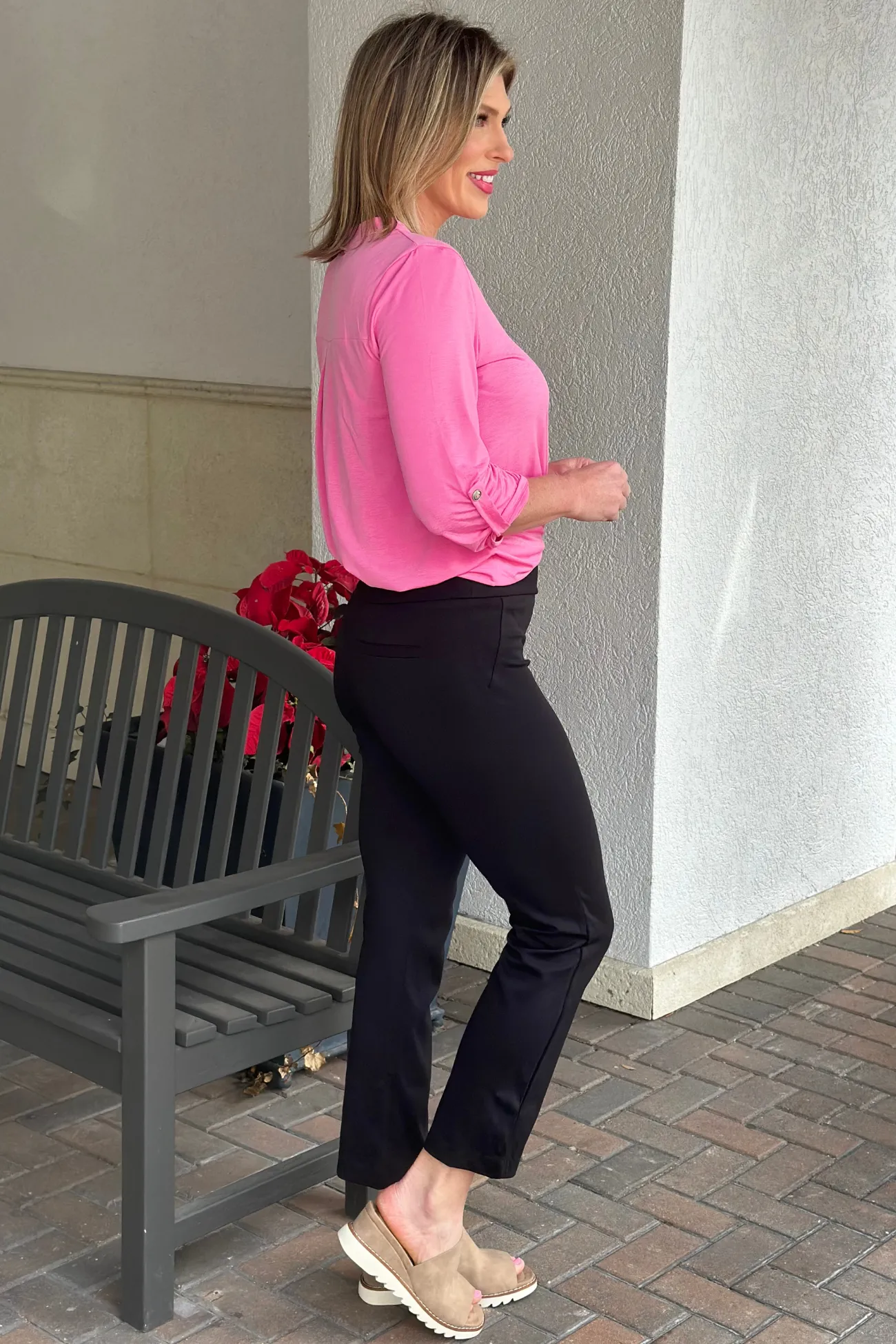 TPN Logan Slim Straight Magic Pants In Black