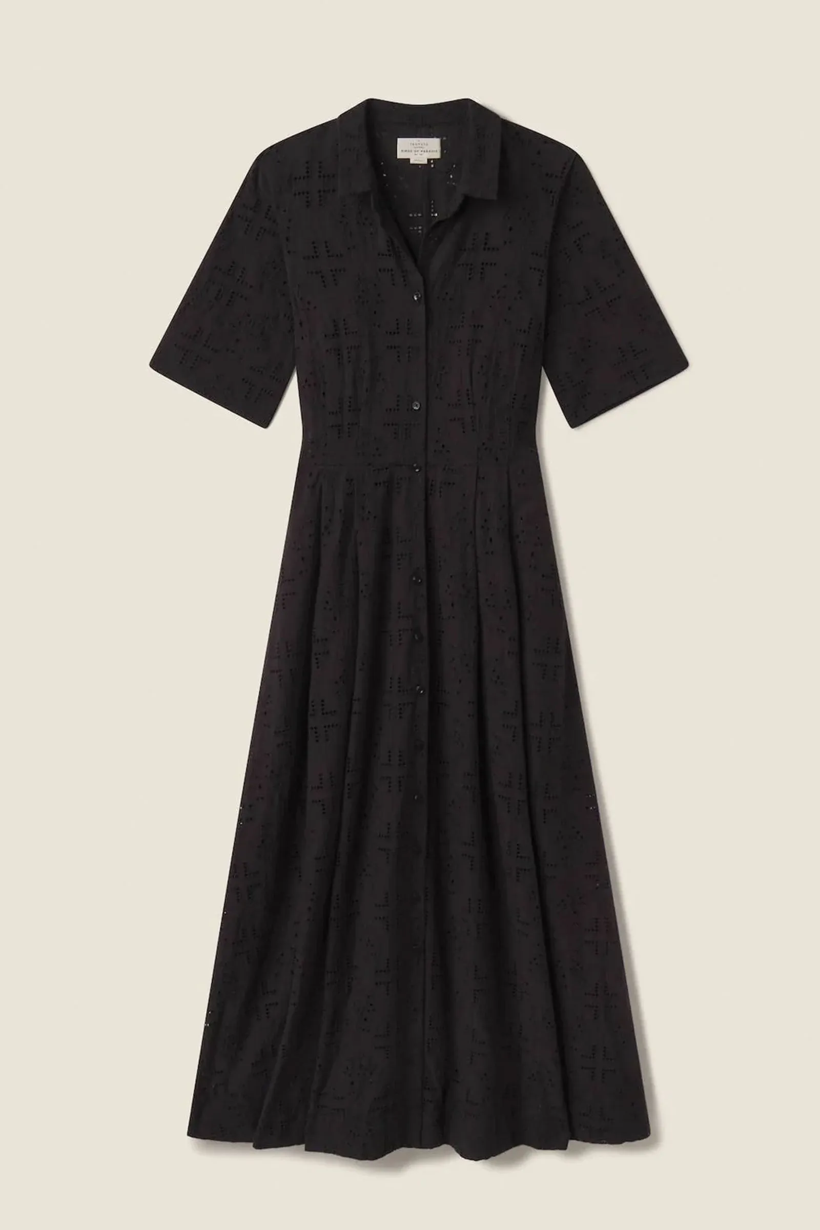 Trovata Aster Dress in Black Handerkerchief