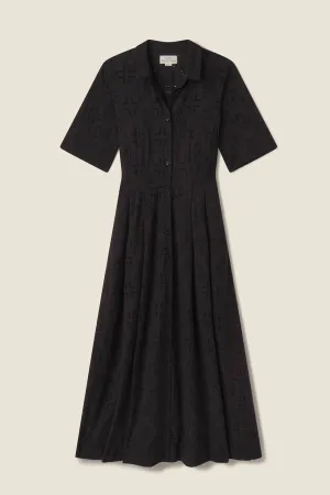 Trovata Aster Dress in Black Handerkerchief