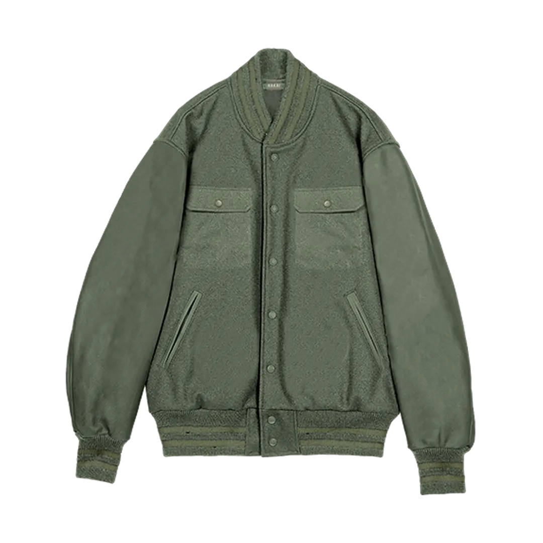 Two Pockets Varsity Jacket