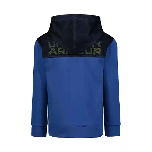 Under Armour Boys' Mesh Overlay Hoodie - Tech Blue