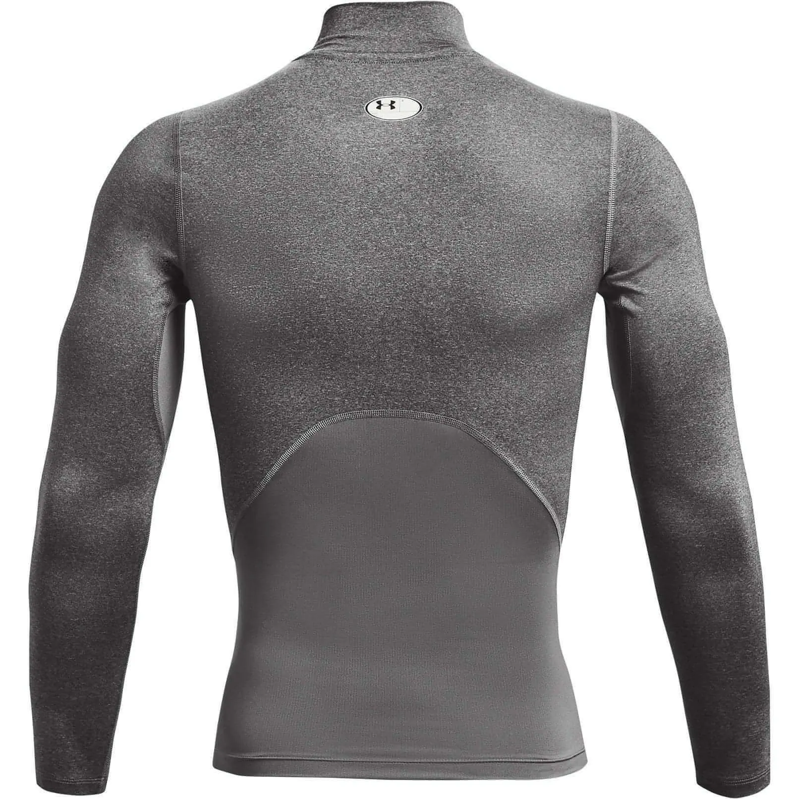 Under Armour HeatGear Mock Long Sleeve Mens Training Top - Grey
