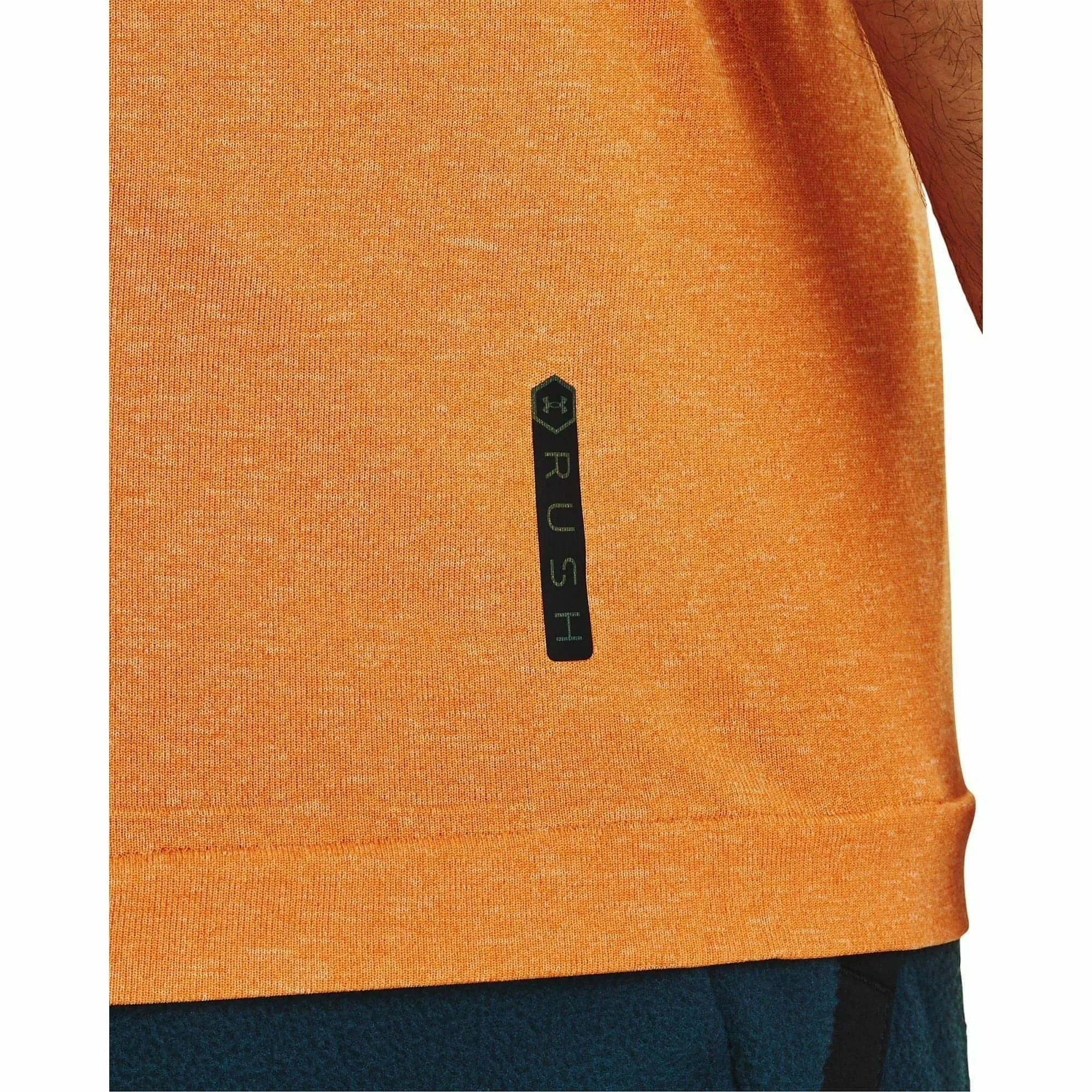Under Armour Rush Seamless Mens Short Sleeve Training Top - Orange