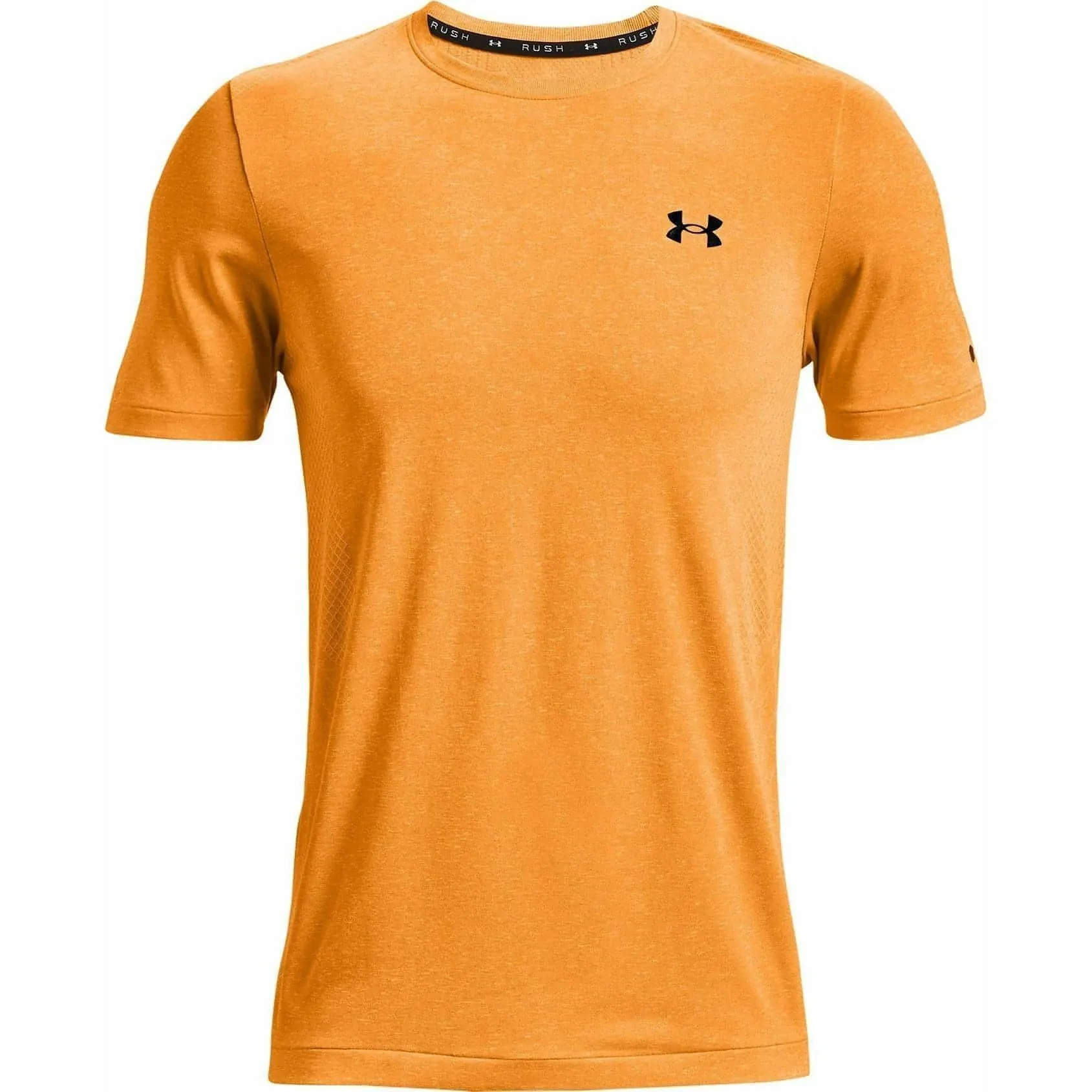 Under Armour Rush Seamless Mens Short Sleeve Training Top - Orange