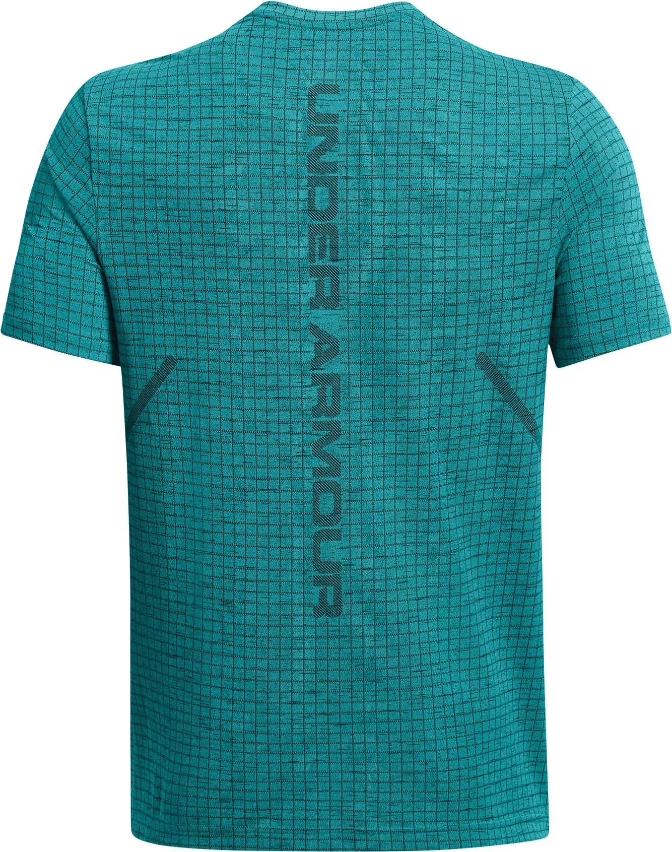 Under Armour Seamless Grid Short Sleeve Mens Training Top - Green